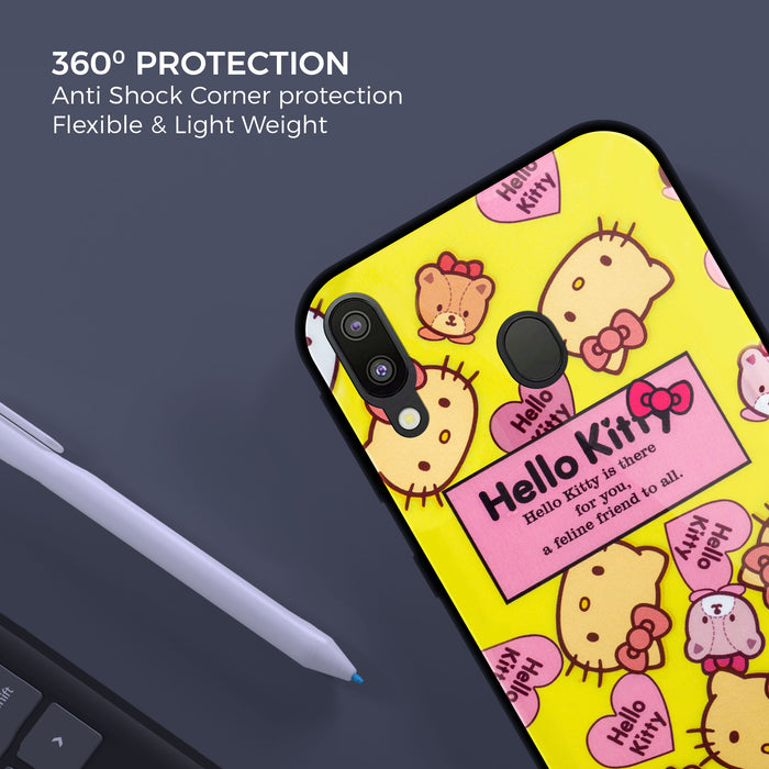 Designer Soft TPU Fancy Back Case Cover for Samsung M20