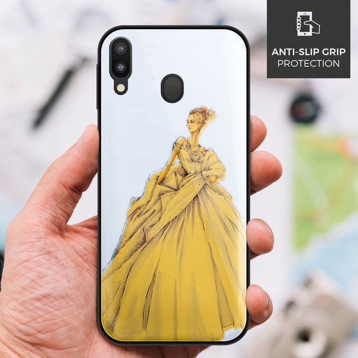 Designer Soft TPU Fancy Back Case Cover for Samsung M20