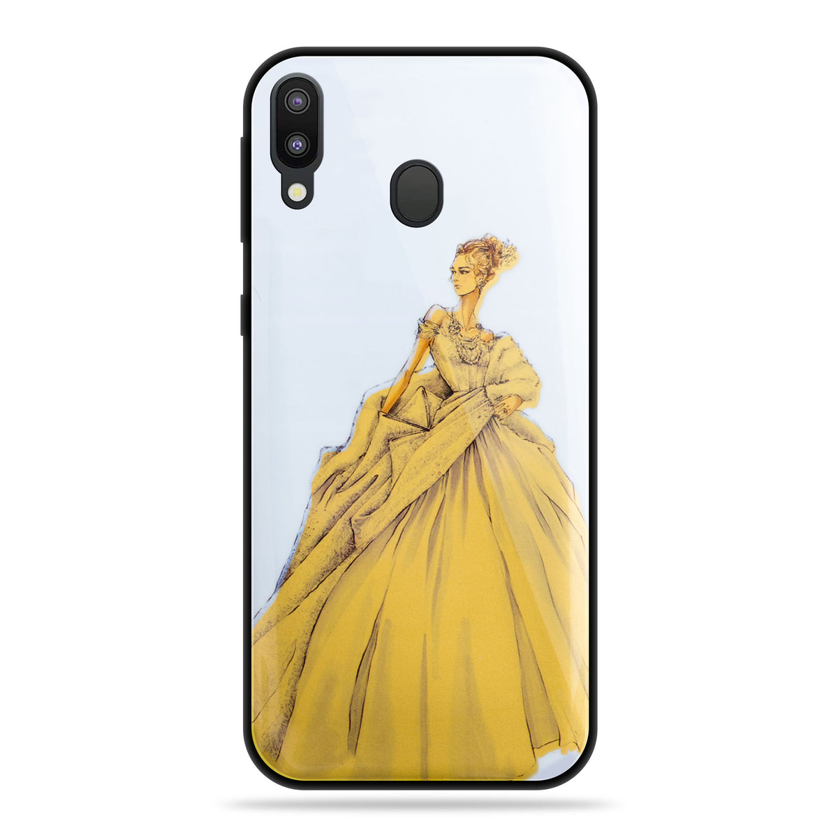 Designer Soft TPU Fancy Back Case Cover for Samsung M20