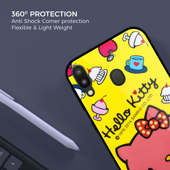 Designer Soft TPU Fancy Back Case Cover for Samsung M20