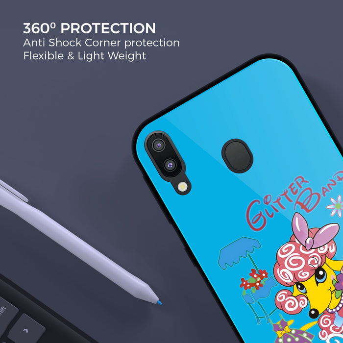 Designer Soft TPU Fancy Back Case Cover for Samsung M20