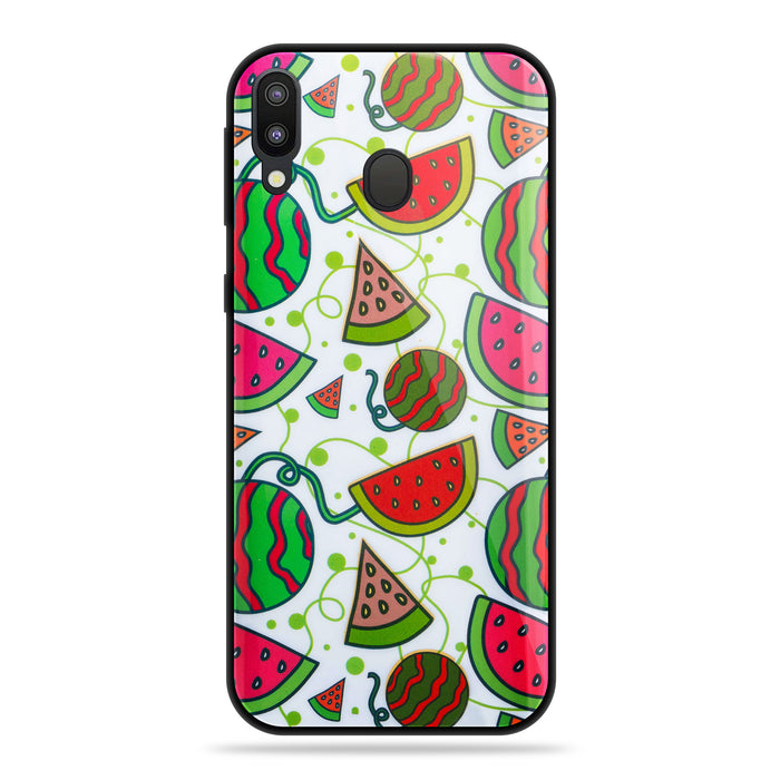 Designer Soft TPU Fancy Back Case Cover for Samsung M20 (24 PCS. SET)