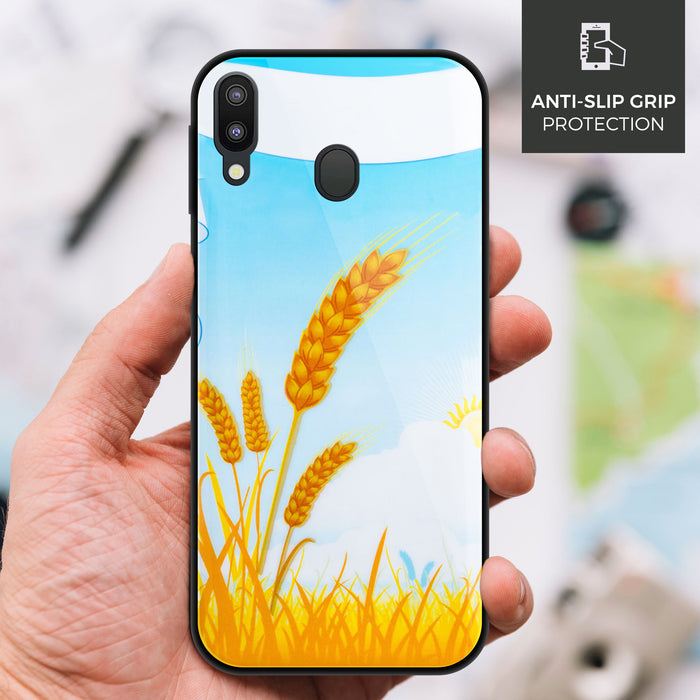 Designer Soft TPU Fancy Back Case Cover for Samsung M20