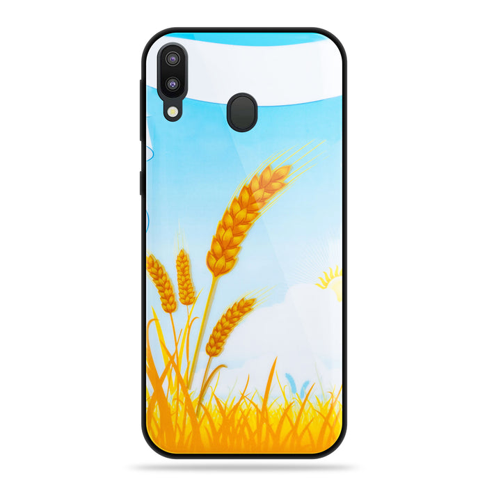 Designer Soft TPU Fancy Back Case Cover for Samsung M20 (24 PCS. SET)