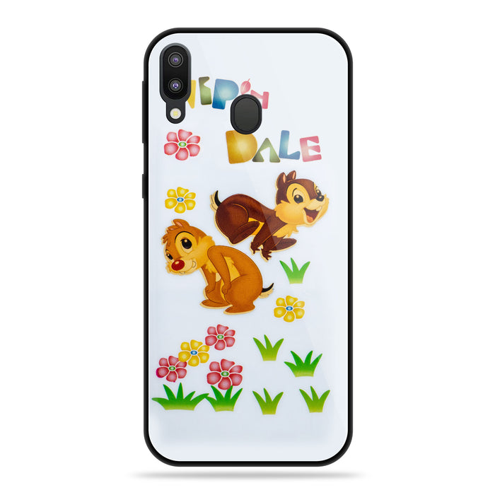 Designer Soft TPU Fancy Back Case Cover for Samsung M20