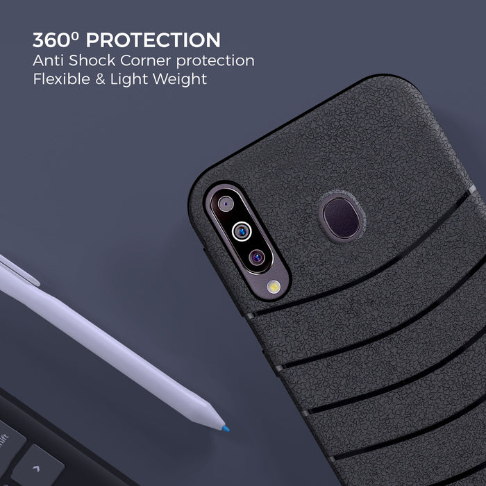 Designer Soft TPU Fancy Back Case Cover for Samsung M30
