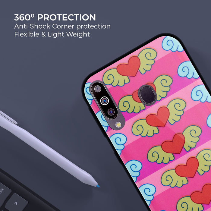 Designer Soft TPU Fancy Back Case Cover for Samsung M30