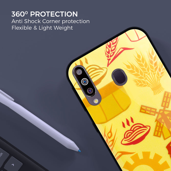 Designer Soft TPU Fancy Back Case Cover for Samsung M30
