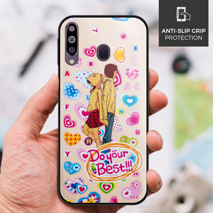 Designer Soft TPU Fancy Back Case Cover for Samsung M30