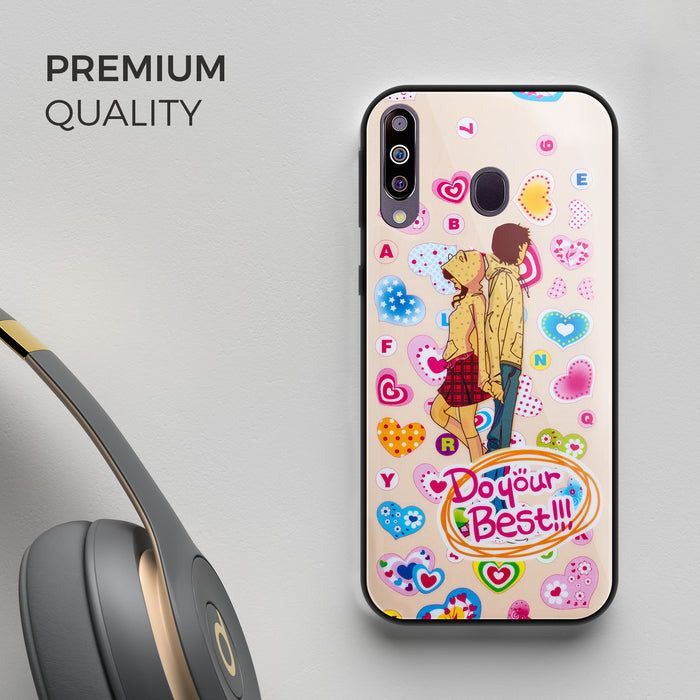 Designer Soft TPU Fancy Back Case Cover for Samsung M30