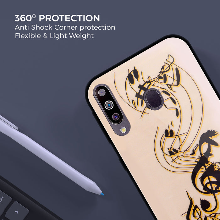 Designer Soft TPU Fancy Back Case Cover for Samsung M30