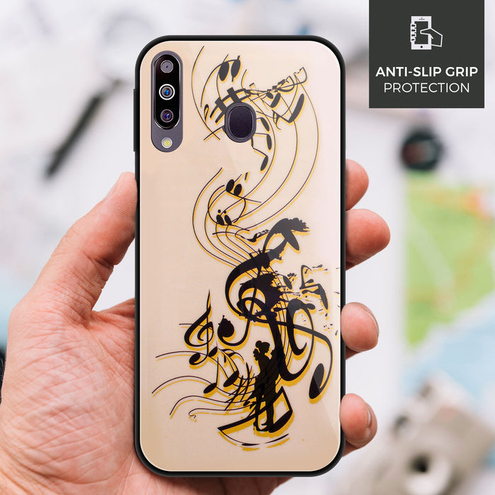 Designer Soft TPU Fancy Back Case Cover for Samsung M30
