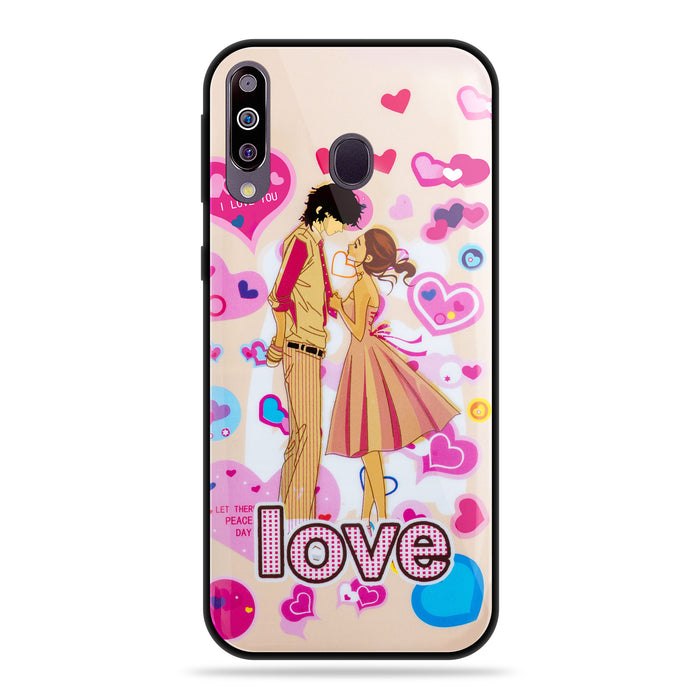 Designer Soft TPU Fancy Back Case Cover for Samsung M30 (24 PCS. SET)