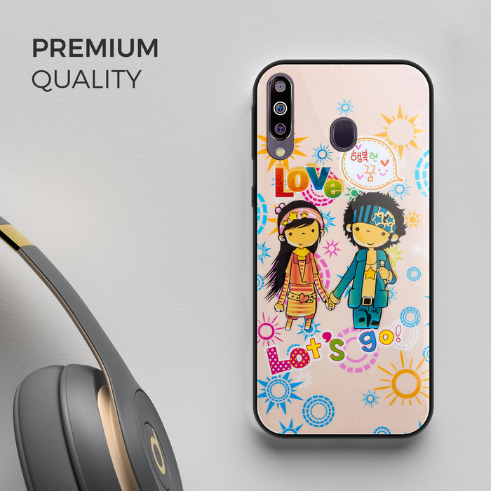 Designer Soft TPU Fancy Back Case Cover for Samsung M30