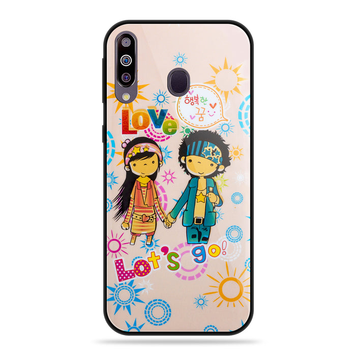 Designer Soft TPU Fancy Back Case Cover for Samsung M30
