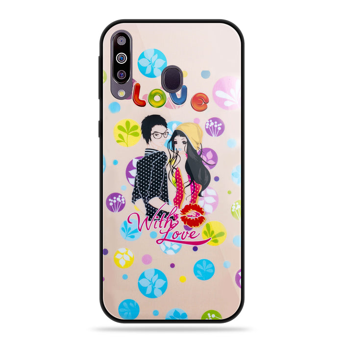 Designer Soft TPU Fancy Back Case Cover for Samsung M30