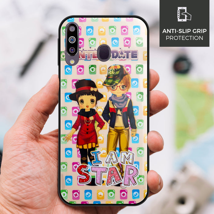 Designer Soft TPU Fancy Back Case Cover for Samsung M30