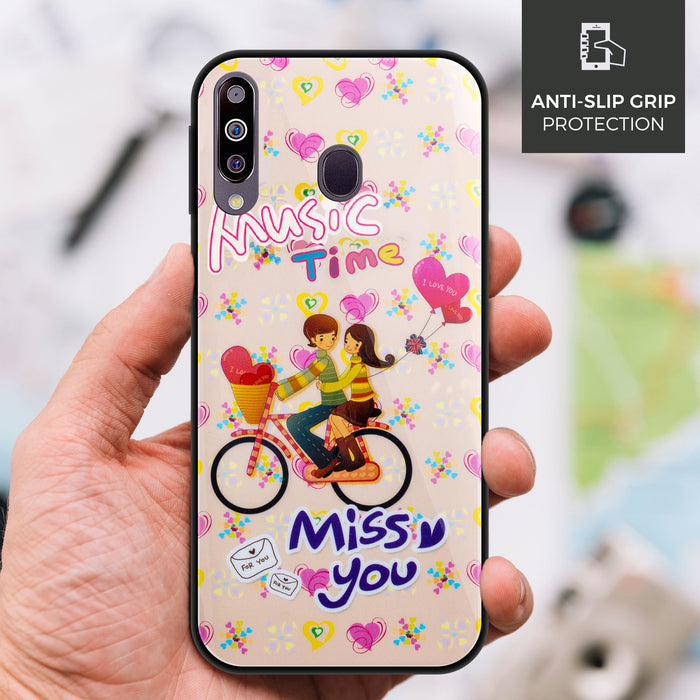 Designer Soft TPU Fancy Back Case Cover for Samsung M30