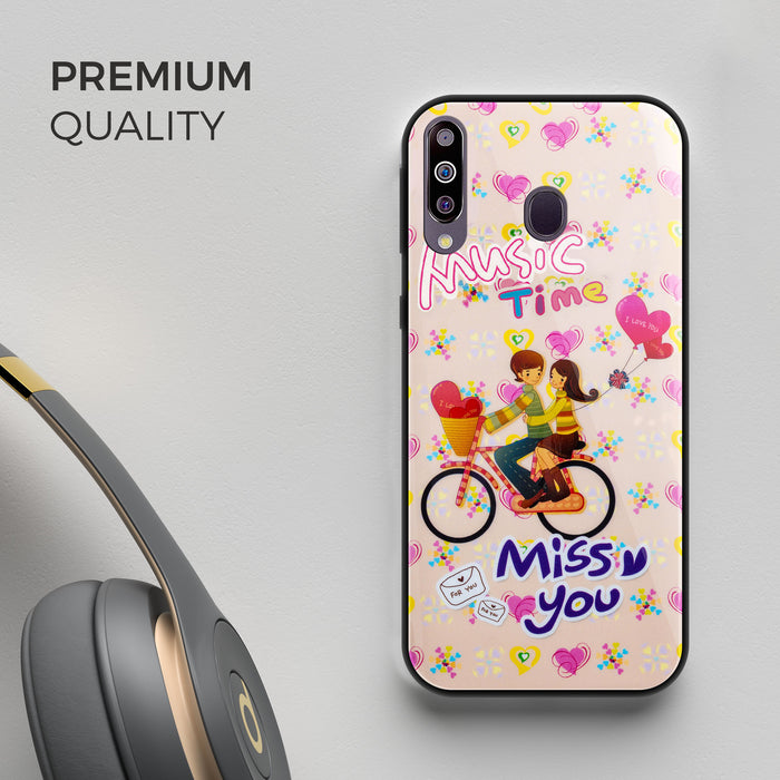 Designer Soft TPU Fancy Back Case Cover for Samsung M30