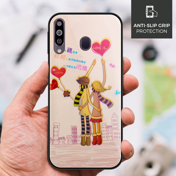 Designer Soft TPU Fancy Back Case Cover for Samsung M30