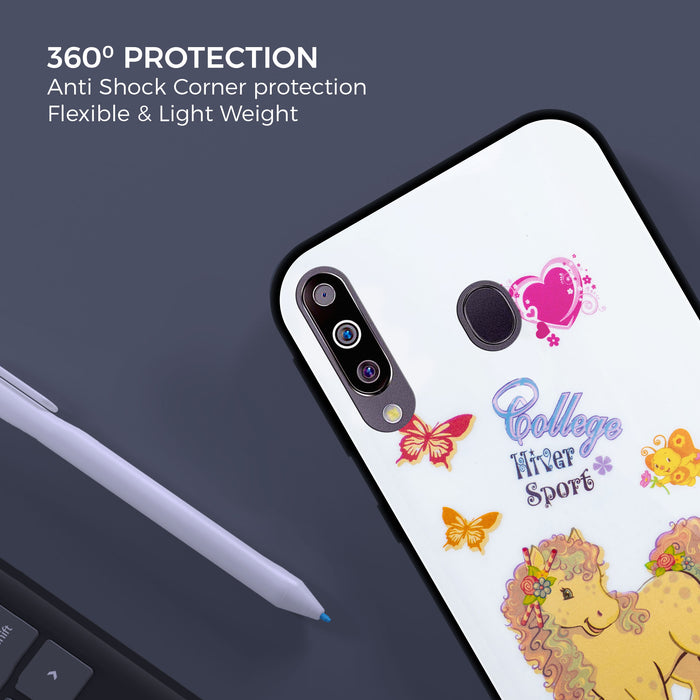 Designer Soft TPU Fancy Back Case Cover for Samsung M30