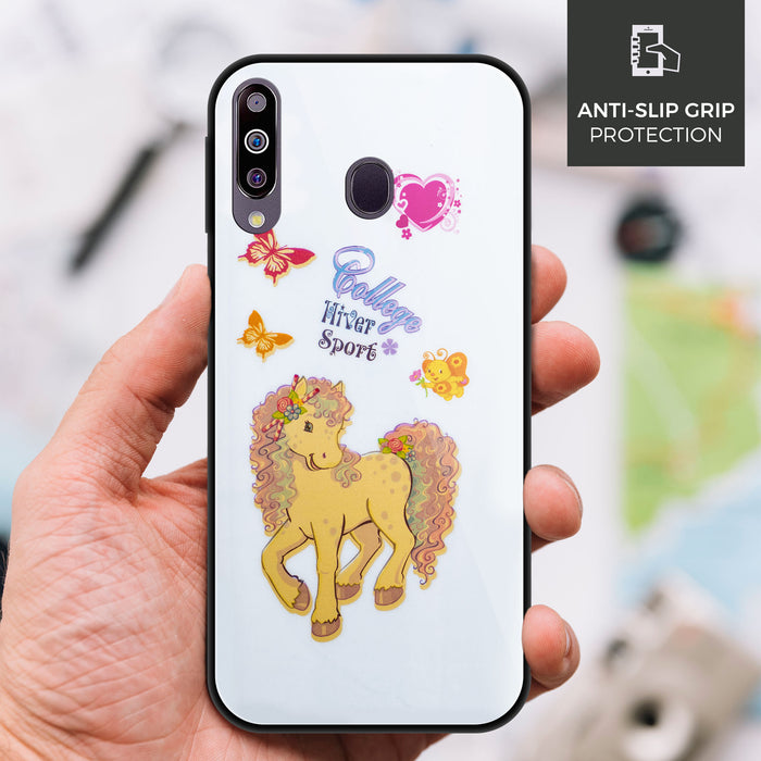 Designer Soft TPU Fancy Back Case Cover for Samsung M30