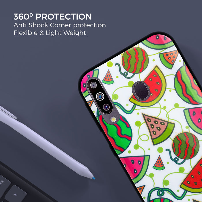 Designer Soft TPU Fancy Back Case Cover for Samsung M30