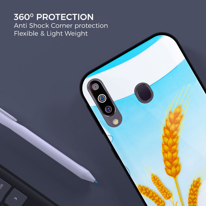 Designer Soft TPU Fancy Back Case Cover for Samsung M30