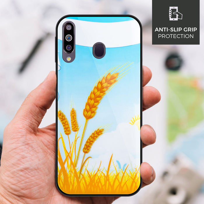 Designer Soft TPU Fancy Back Case Cover for Samsung M30