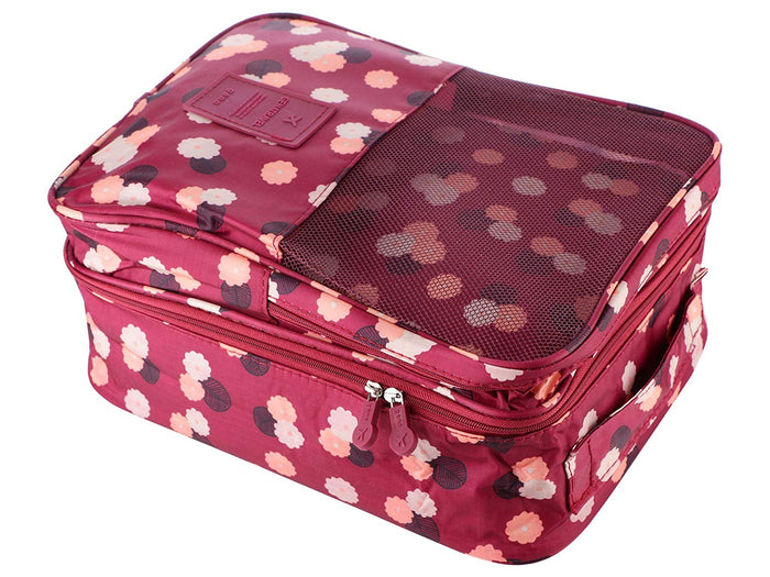 Travel Shoe Bag Floral Storage Organizer Bag