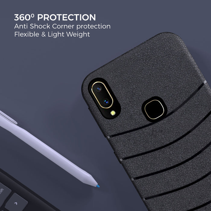 Designer Soft TPU Fancy Back Case Cover for Vivo V11