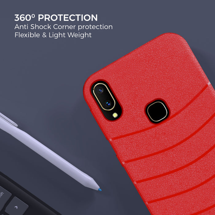 Designer Soft TPU Fancy Back Case Cover for Vivo V11