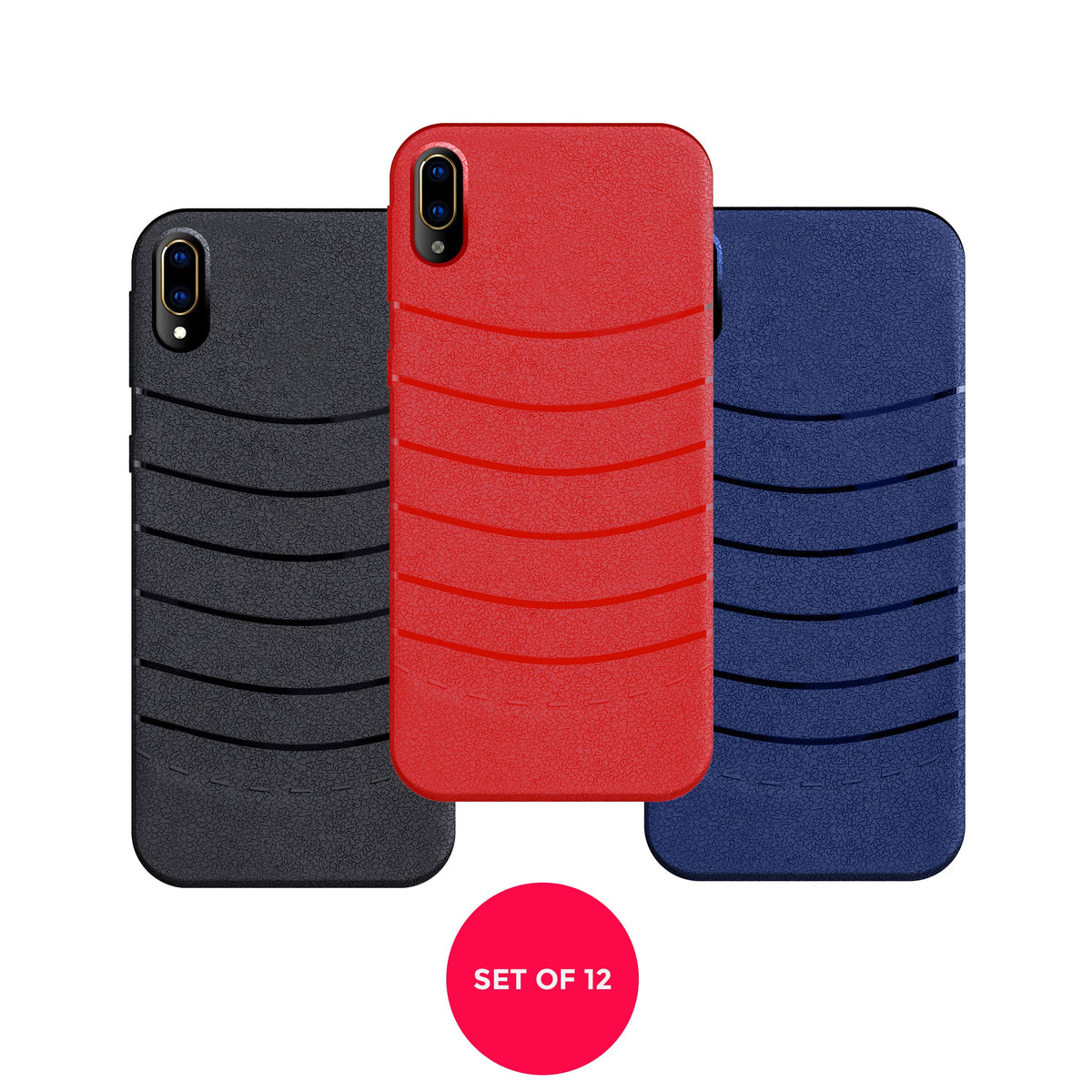 Designer Soft TPU Fancy Back Case Cover for Vivo V11Pro (12 PCS. SET)