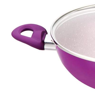 Wonderchef Royal Velvet Wok With Lid - 20CM