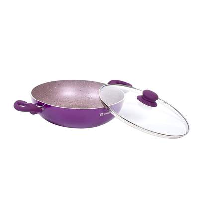 Wonderchef Royal Velvet Wok With Lid - 24CM